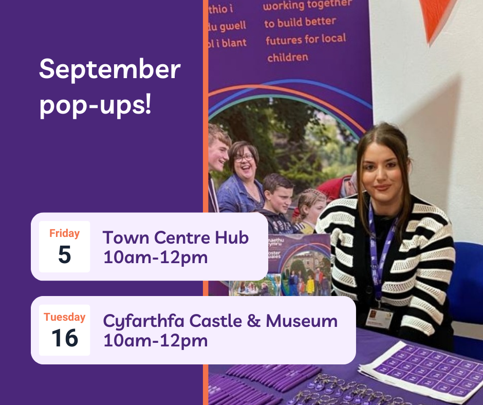 list of fostering recruitment pop ups in September