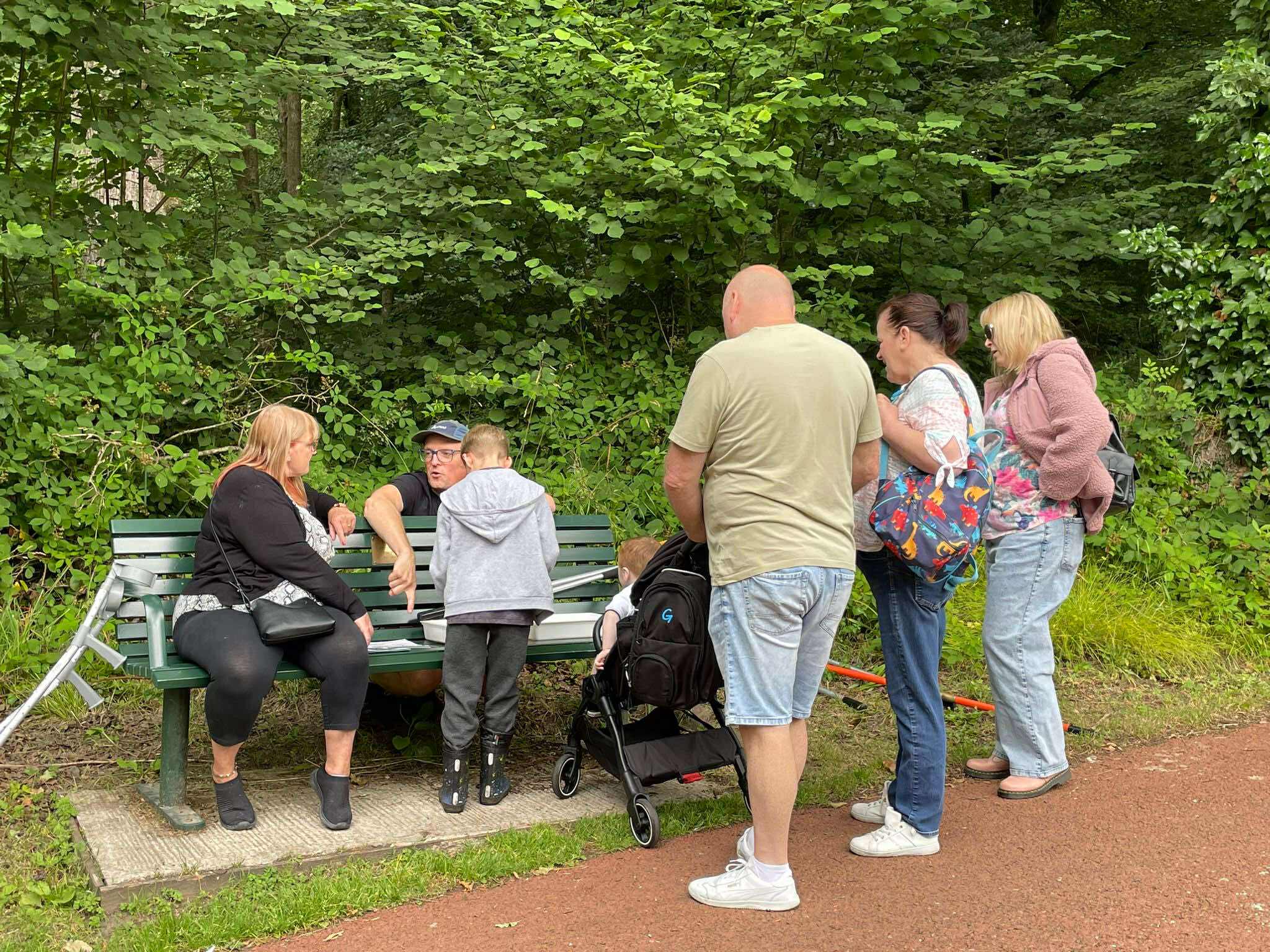 foster families outside in Merthyr